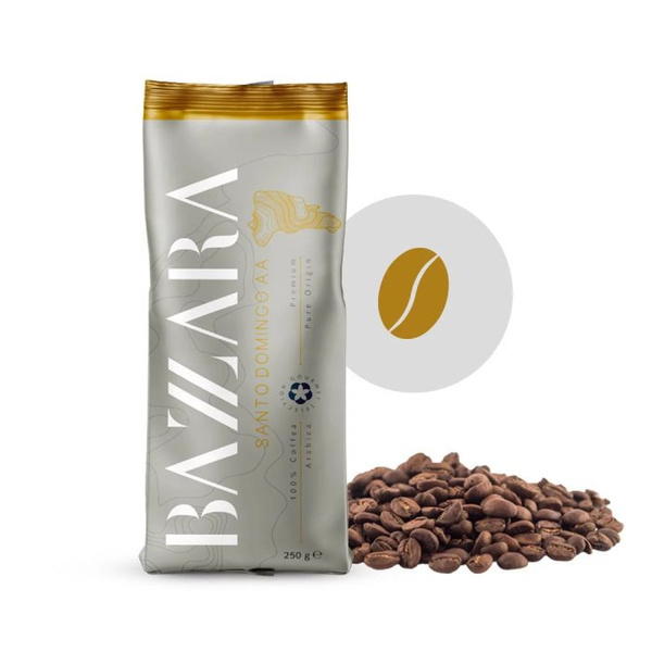 Kawa ziarnista Bazzara ESPRESSO SANTO DOMINGO WASHED AA 250g