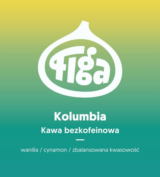 Kawa ziarnista Figa Coffee Kolumbia Sanjuanero OMNIROAST - bezkofeinowa 250g - NIEDOSTĘPNY