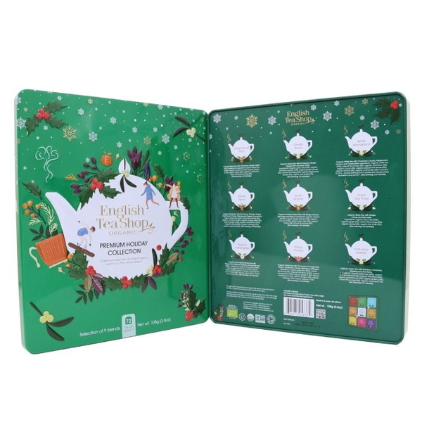 Herbata świąteczna English Tea Shop Premium Holiday Collection Green - 72 saszetki - NIEDOSTĘPNY