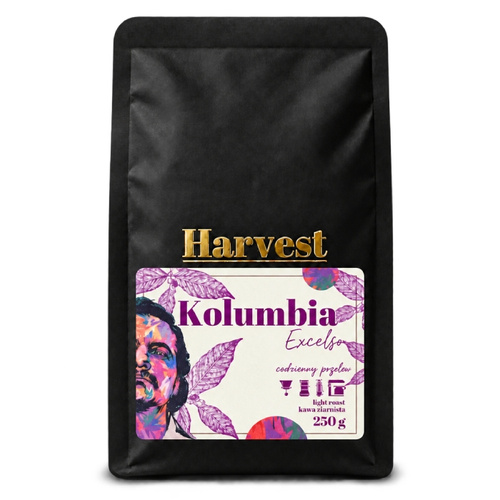 Kawa ziarnista Harvest Kolumbia Excelso Filtr 250g