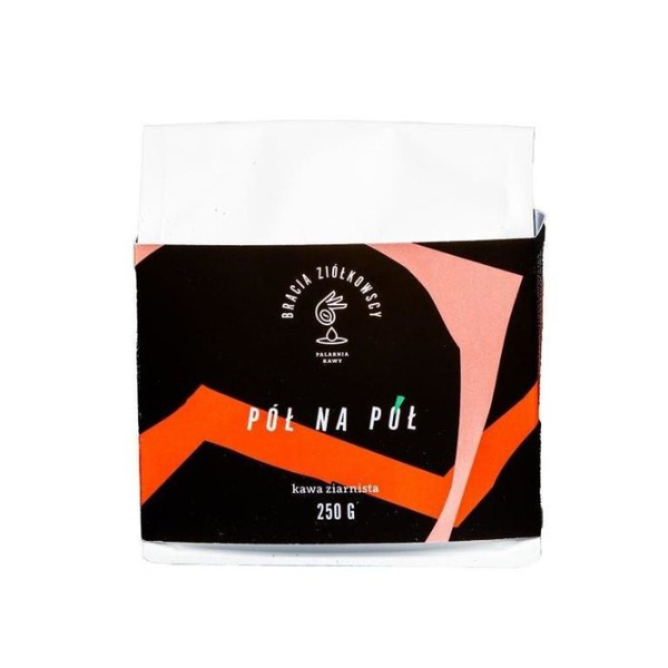 Kawa ziarnista Bracia Ziółkowscy Pół na Pół 250g - NIEDOSTĘPNY