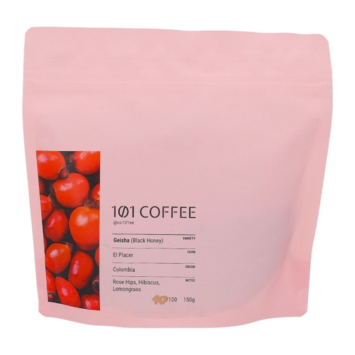 Kawa ziarnista 101 COFFEE Colombia El Placer Geisha Black Honey 150g
