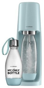 Saturator SodaStream Spirit - Miętowy + butelka na wodę MOB Icy Blue 0,5l - NIEDOSTĘPNY