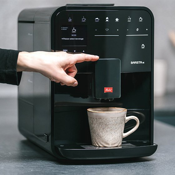 Ekspres do kawy Melitta Barista SE F830-003 - Czarny + GRATIS 2KG KAWY