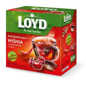 Herbata Loyd Rozgrzewająca Wiśnia z Kakaowcem i Chilli 20x2g