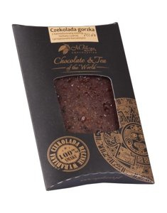 Gorzka czekolada M.Pelczar Chocolatier z karmelizowaną esencją czarnej herbaty i przyprawami 85g
