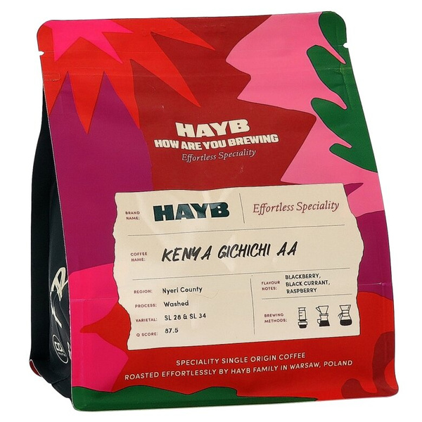 Kawa ziarnista HAYB Kenia Gichichi AA 250g - NIEDOSTĘPNY