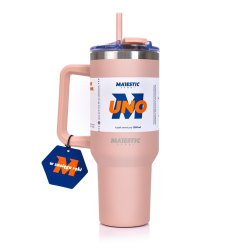 Kubek termiczny Majestic Sport Uno 1200ml - Różowy