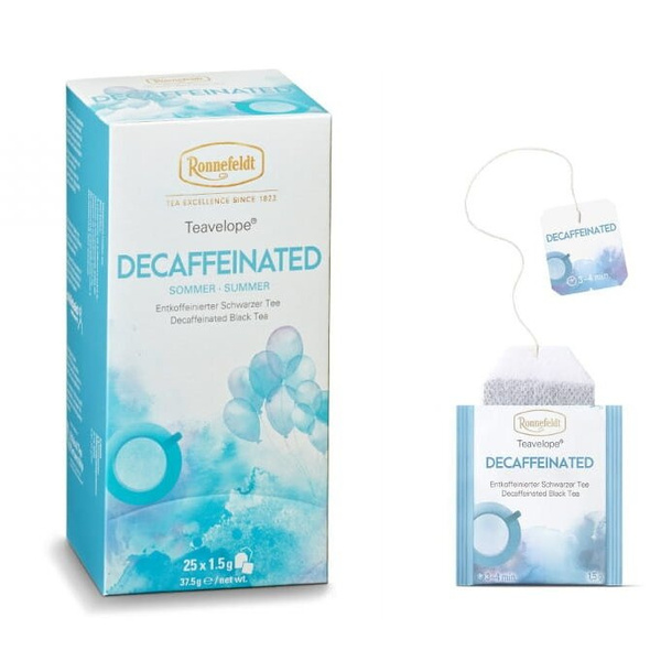Czarna herbata Ronnefeldt Teavelope Decaffeinated 25x1,5g