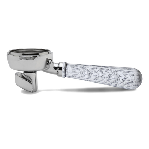 Portafilter Lelit PLA582F - z podwójną wylewką 58 mm - Białe drewno jesionowe