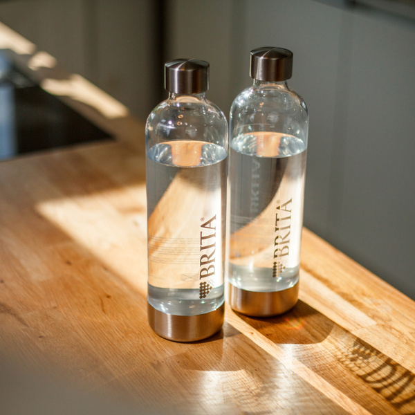 Zestaw 2 butelek plastikowych PET BRITA sodaONE 1l