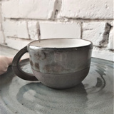 Ceramiczny kubek z uszkiem Pot Pot - Metalik 250 ml