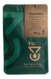 Kawa ziarnista YoCo Coffee Colombia Grapefruit Vermouth Filtr 250g