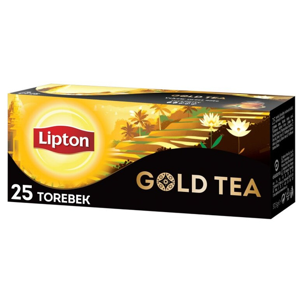 Herbata czarna aromatyzowana Lipton Gold Tea 25x1,5g