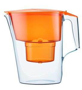Dzbanek filtrujący AQUAPHOR TIME 2,5 l Pomarańczowy + wkład B25 Maxfor Plus