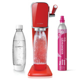 Saturator do wody gazowanej SodaStream Art - Mandarin Red zestaw startowy