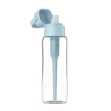 Szklana butelka filtrująca wodę Dafi GLASS 0,6 L + filtr - Dove Blue
