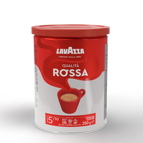 Kawa mielona Lavazza Qualita Rossa 250g puszka