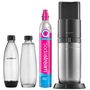 OUTLET - Saturator do wody gazowanej SodaStream Duo - Czarny zestaw startowy