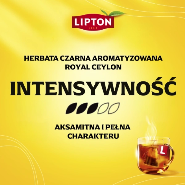 Herbata czarna Lipton Royal Ceylon 92 torebki