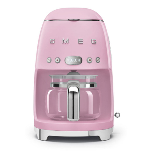 Przelewowy ekspres do kawy Smeg DCF02PKEU - Różowy + GRATIS 250G KAWY