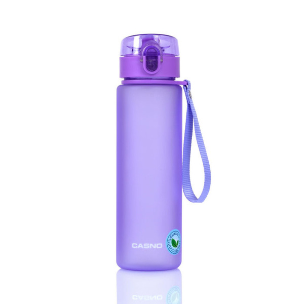 Butelka na wodę Casno Missouri Fioletowa - 560 ml