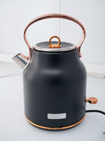 OUTLET - Czajnik elektryczny Haden Heritage 1,7l - Czarno-miedziany