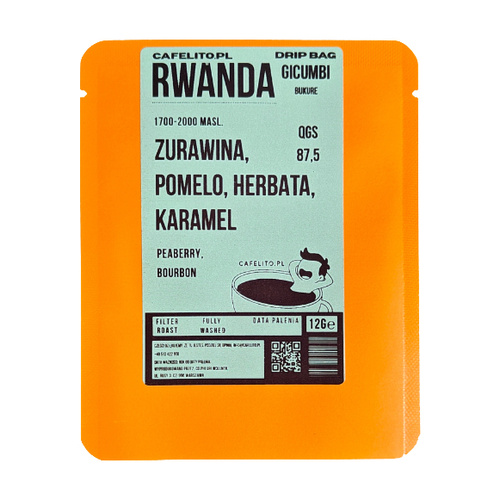 Drip Bag Cafelito Rwanda Gicumbi 12g