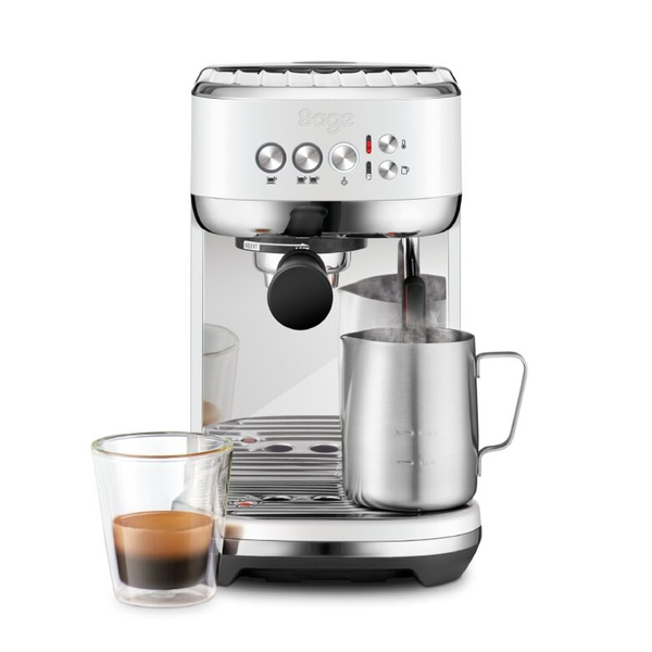 Ekspres do kawy Sage Bambino PLUS Espresso White Stainless SES500SST