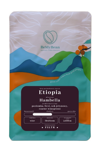 Kawa ziarnista BeMyBean Etiopia Hambella 250g