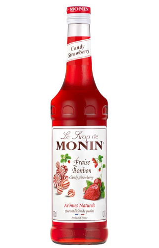 OUTLET - Syrop CANDY STRAWBERRY MONIN - słodka truskawka 0,7l - opinie w konesso.pl