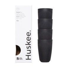 Kubek Huskee Charcoal 355ml - ZESTAW 4 szt.