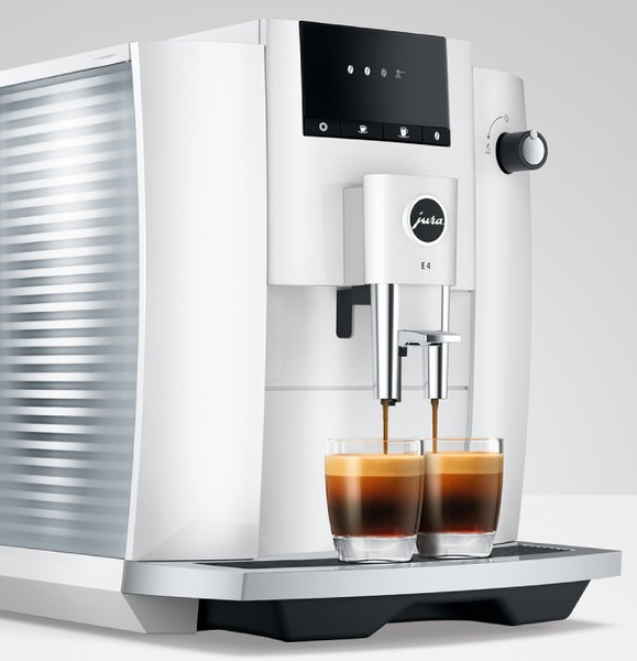 Ekspres do kawy Jura E4 Piano White (EA) + 3KG KAWY GRATIS