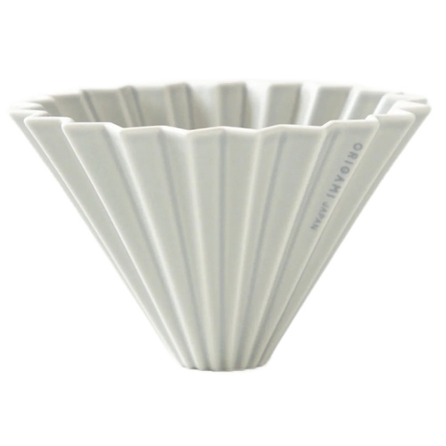 Ceramiczny Origami Dripper M - Szary matowy