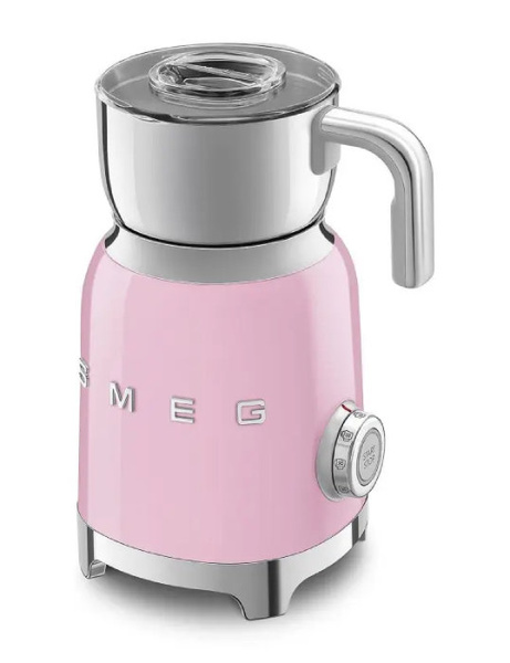 Spieniacz do mleka Smeg MFF11PKEU - Różowy