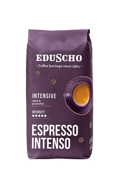 ZESTAW - Kawa ziarnista Eduscho Espresso Intenso 2x1kg + PUSZKA NA KAWĘ GRATIS