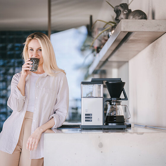 Ekspres przelewowy Melitta One 1031-03 - Creamy White + GRATIS FILTRY