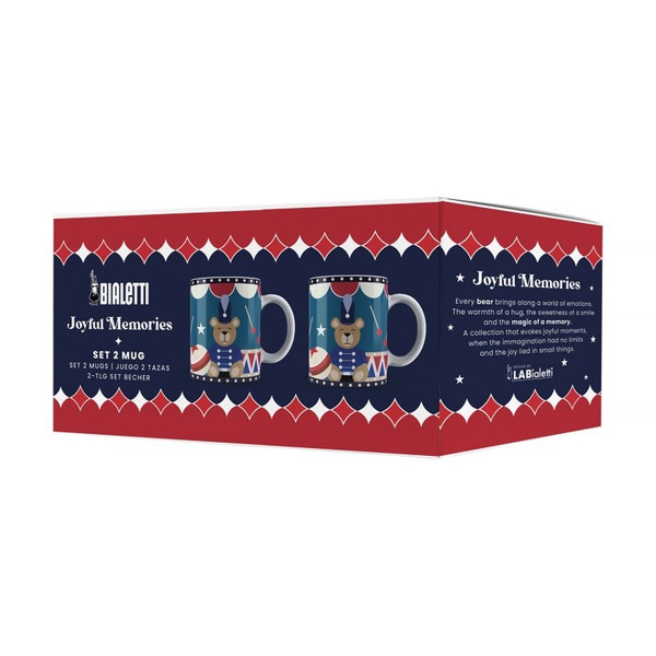 Zestaw 2 kubków Bialetti Joyful Christmas 300 ml
