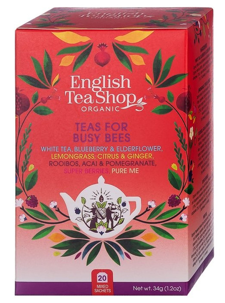 Zestaw herbat English Tea Shop Teas For Busy Bees 34g – NIEDOSTĘPNY