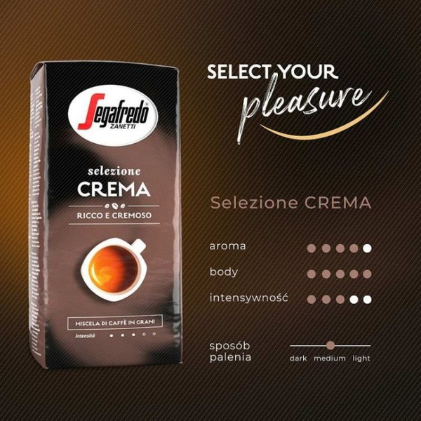 Kawa ziarnista Segafredo Selezione Crema 1kg