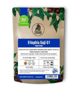 Kawa ziarnista Ingagi Coffee Ethiopia Guji G1 250g