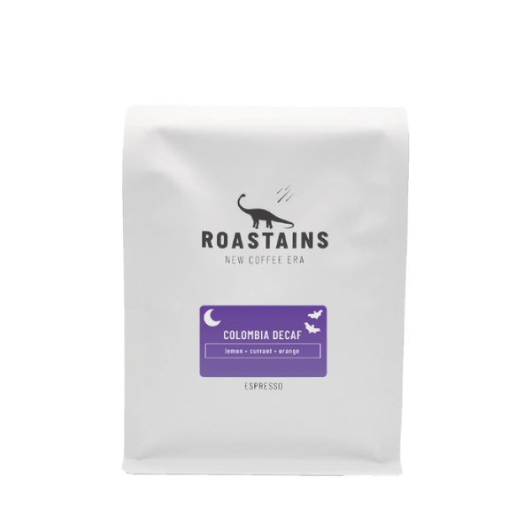 Kawa ziarnista Roastains Kolumbia Decaf Espresso 250g - kawa bezkofeinowa