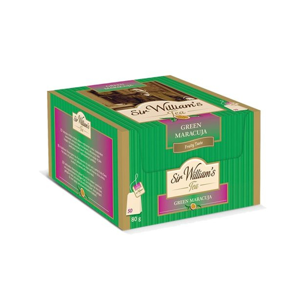 Zielona herbata Sir Williams Tea Green Maracuja 50x1,6g