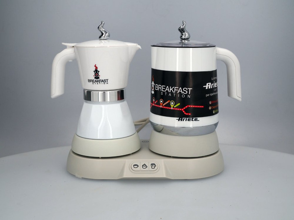 OUTLET - Elektryczna kawiarka ze spieniaczem Ariete 1344 - Breakfast Station 3w1