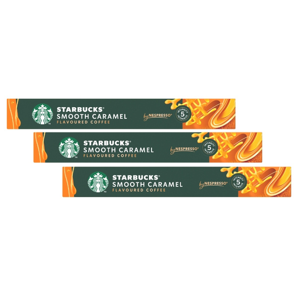 ZESTAW - kapsułki STARBUCKS® Nespresso Smooth Caramel 3x10 szt.