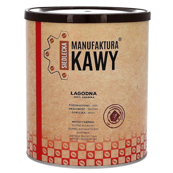 Kawa mielona Siedlecka Manufaktura Kawy Mieszanka Łagodna 250g
