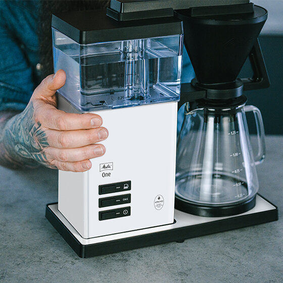 Ekspres przelewowy Melitta One 1031-03 - Creamy White + GRATIS FILTRY