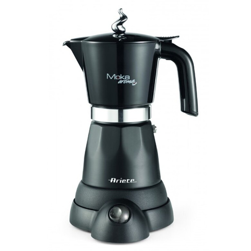 OUTLET - Elektryczna kawiarka Ariete Mokina Grande 1368/01 - Czarna - opinie w konesso.pl