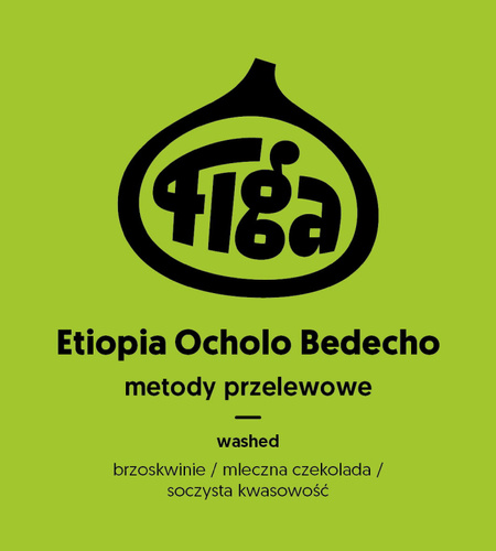 Kawa ziarnista Figa Coffee Etiopia Ocholo Bedecho Washed FILTR 250g