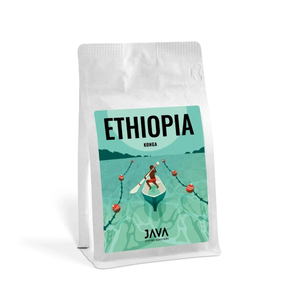 Kawa ziarnista JAVA Ethiopia Konga 250g